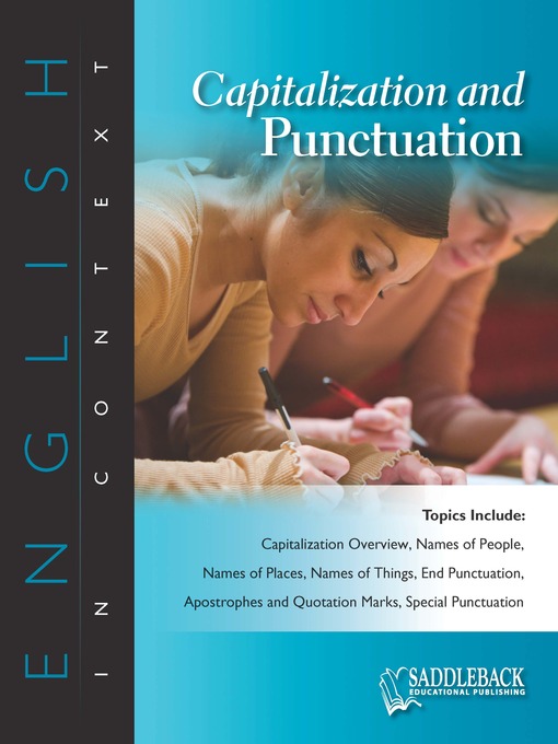 Title details for Capitalization and Punctuation by Saddleback Educational Publishing - Wait list